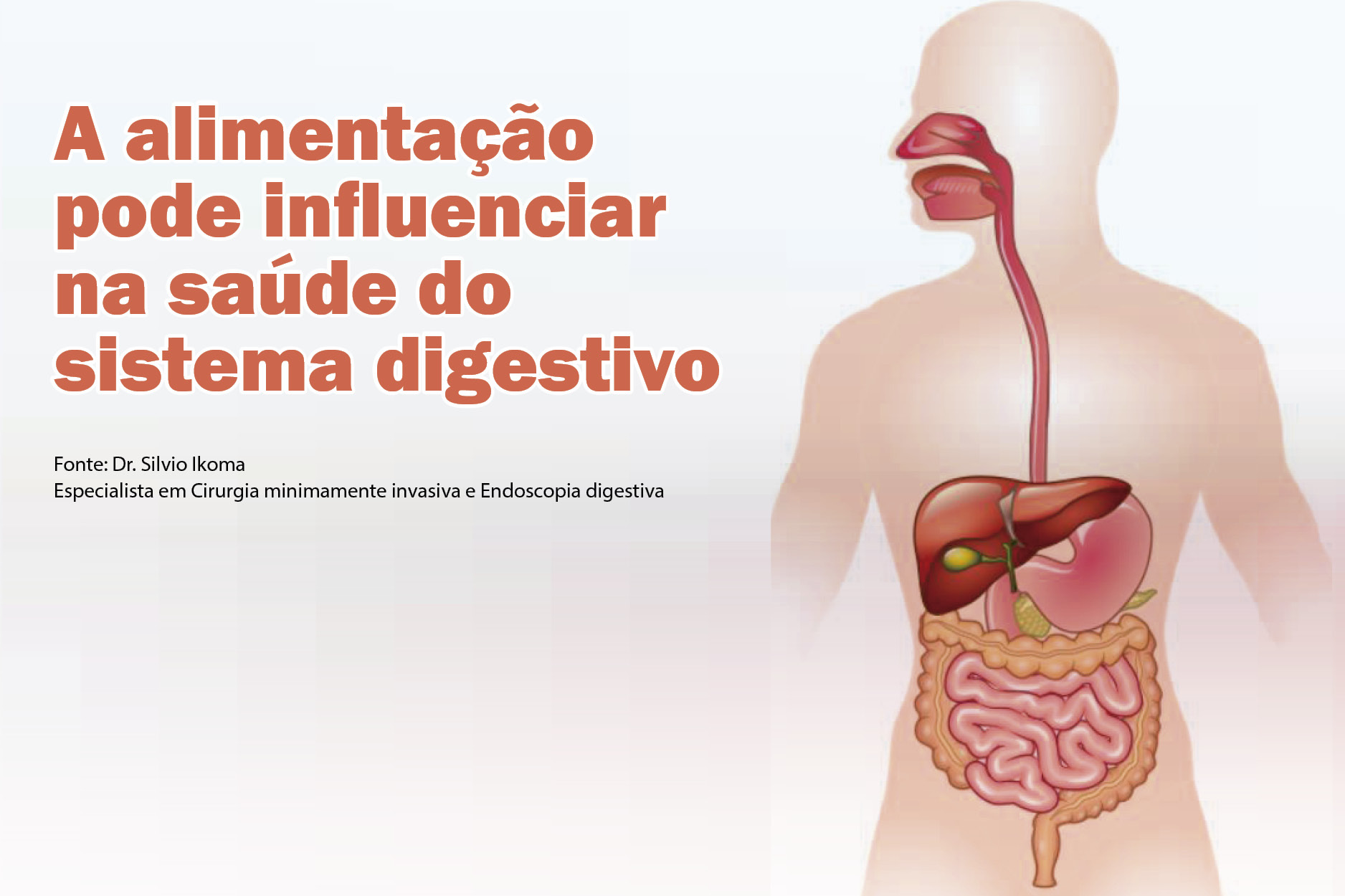 Você está visualizando atualmente A alimentação pode influenciar na saúde do sistema digestivo